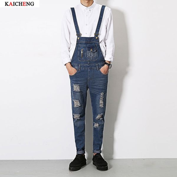 new 2020 brand jeans men denim overalls fashion ripped jeans for men hip hop pants bib trousers plus size s-xl, Blue
new 2020 brand jeans men denim overalls fashion ripped jeans for men hip hop pants bib trousers plus size s-xl, Blue