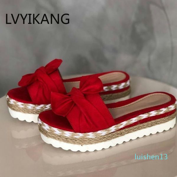 new women summer slippers fashion butterfly bow solid slip on women wedges shoes casual beach ladies plus size slippers l13, Black
new women summer slippers fashion butterfly bow solid slip on women wedges shoes casual beach ladies plus size slippers l13, Black