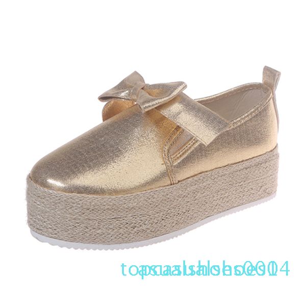 new whole sale drop shipping women casual shoes with bow ladies single shoes set foot white yellow gold platform designers size 37-42 c14, Black
new whole sale drop shipping women casual shoes with bow ladies single shoes set foot white yellow gold platform designers size 37-42 c14, Black