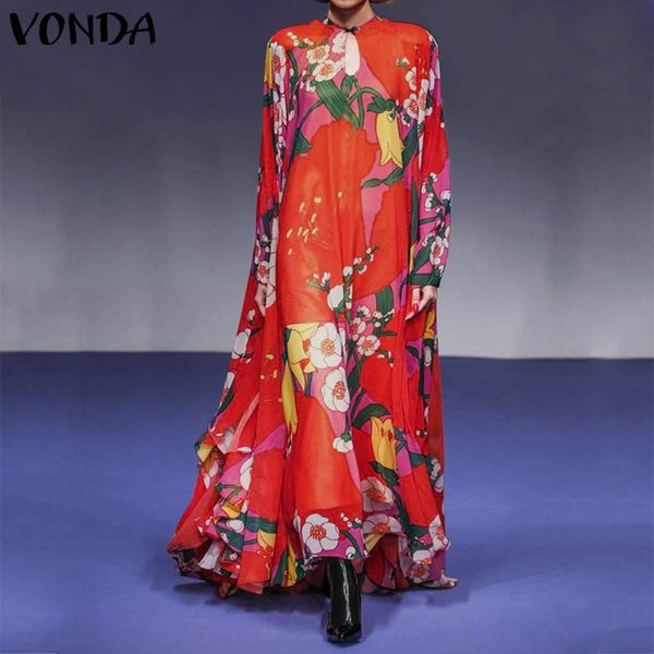 bohemian floor-length dress 2020 vonda women autumn long robe vintage floral print party dress plus size casualvestido, Black;gray
bohemian floor-length dress 2020 vonda women autumn long robe vintage floral print party dress plus size casualvestido, Black;gray