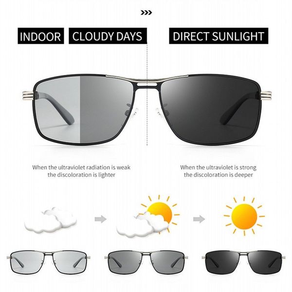 night vision polarized rays men sunglasses color changing day and night driving fishing glasses sun glasses uv400 pchromic, White;black
night vision polarized rays men sunglasses color changing day and night driving fishing glasses sun glasses uv400 pchromic, White;black