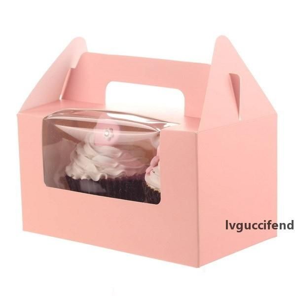 12pcs/lot two case white pink blue kraft paper cupcake box cake box with clean pvc window wedding party favor cake packaging
12pcs/lot two case white pink blue kraft paper cupcake box cake box with clean pvc window wedding party favor cake packaging