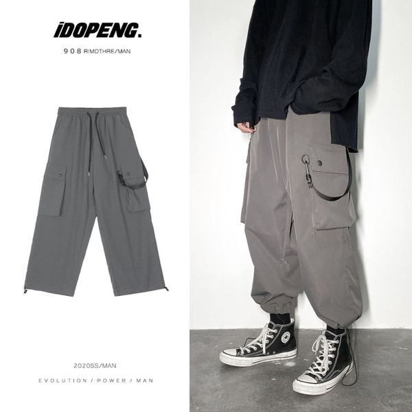 autumn casual pants men's fashion solid color multi-pocket overalls men streetwear loose hip-hop straight trousers mens m-2xl, Black
autumn casual pants men's fashion solid color multi-pocket overalls men streetwear loose hip-hop straight trousers mens m-2xl, Black