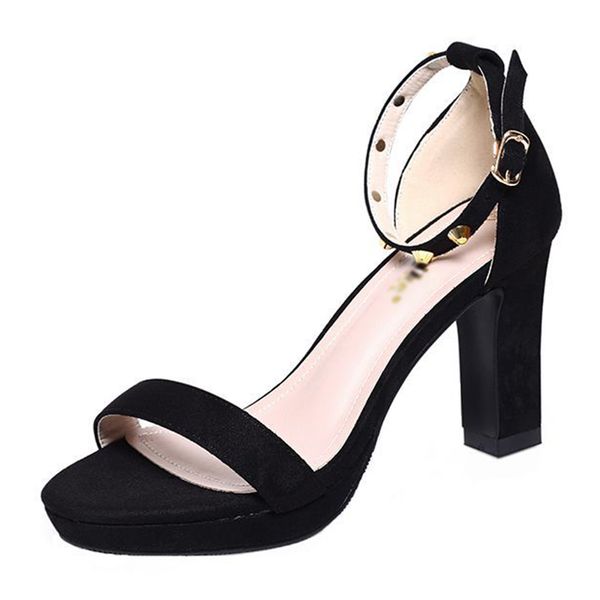 women sandal open toe high heels party dress design ladies ankle strap high heels women sandals plus size shoes, Black
women sandal open toe high heels party dress design ladies ankle strap high heels women sandals plus size shoes, Black