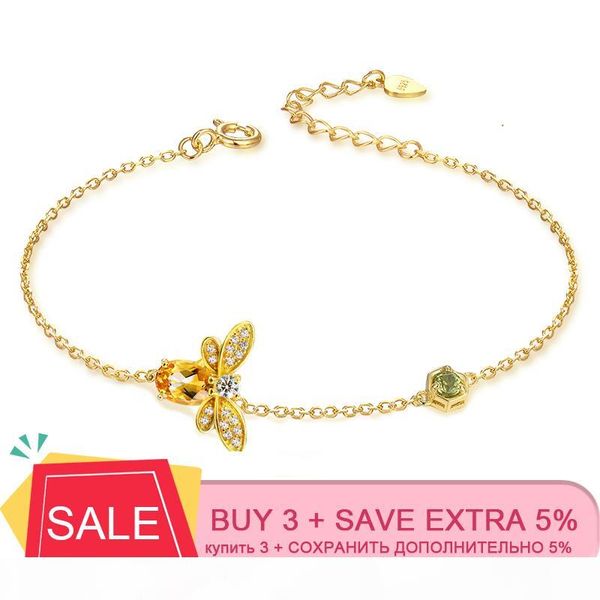 lamoon cute bee 925 sterling silver bracelet woman love citrine gemstones jewelry 14k gold plated designer jewellery lmhi002 y200107, Black
lamoon cute bee 925 sterling silver bracelet woman love citrine gemstones jewelry 14k gold plated designer jewellery lmhi002 y200107, Black