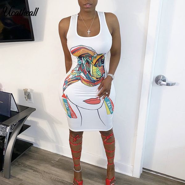 casual dresses club outfit cartoon print women dress sleeveless round collar hollow out summer streetwear sheath lady, Black;gray
casual dresses club outfit cartoon print women dress sleeveless round collar hollow out summer streetwear sheath lady, Black;gray