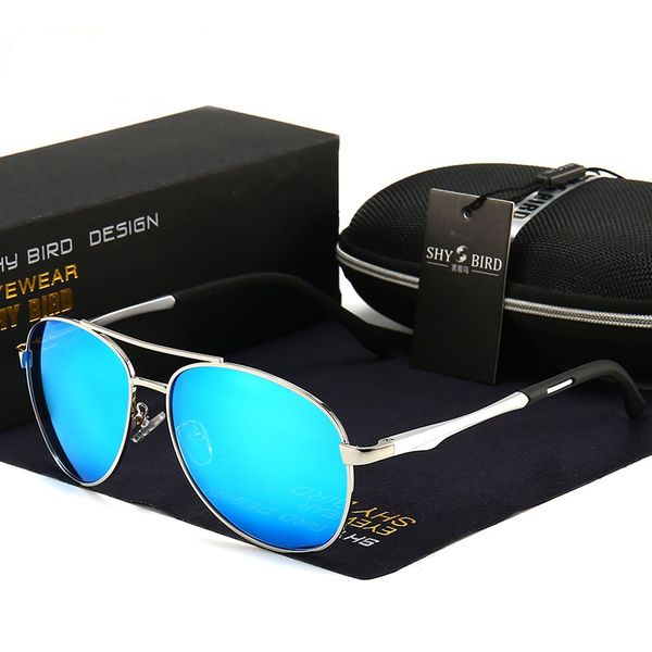 new sunglasses fashion trend men and women exquisite polarized sunglasses driving glasses, White;black
new sunglasses fashion trend men and women exquisite polarized sunglasses driving glasses, White;black