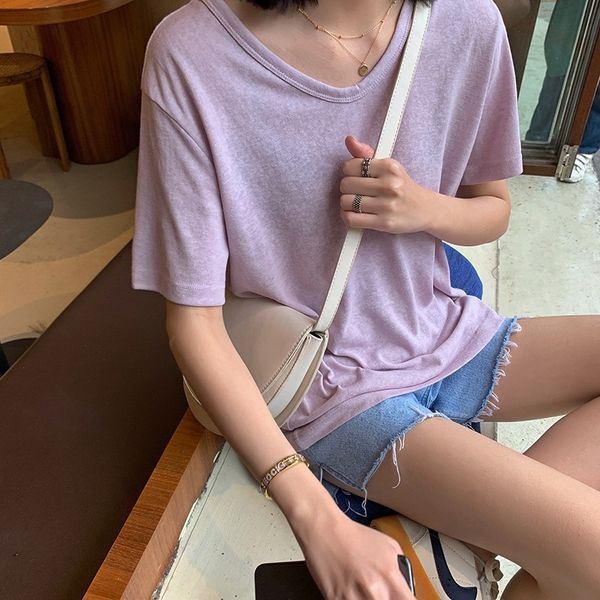 hmycg women's short-sleeved 2020 new korean style fashion slimming thin casual women's t-shirt short-sleeved t-shirt 2020 new kore, White
hmycg women's short-sleeved 2020 new korean style fashion slimming thin casual women's t-shirt short-sleeved t-shirt 2020 new kore, White