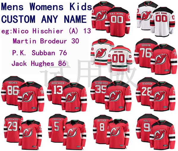 new jersey devils jersey nico hischier jersey martin brodeur p.k. subban jack hughes men red white hockey jerseys custom stitched, Black;red
new jersey devils jersey nico hischier jersey martin brodeur p.k. subban jack hughes men red white hockey jerseys custom stitched, Black;red