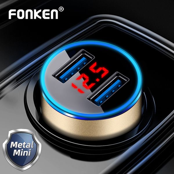 fonken usb car charger 2 port phone in car-charger multi charging for dual mobile device led 3.1a universal auto adapter
fonken usb car charger 2 port phone in car-charger multi charging for dual mobile device led 3.1a universal auto adapter