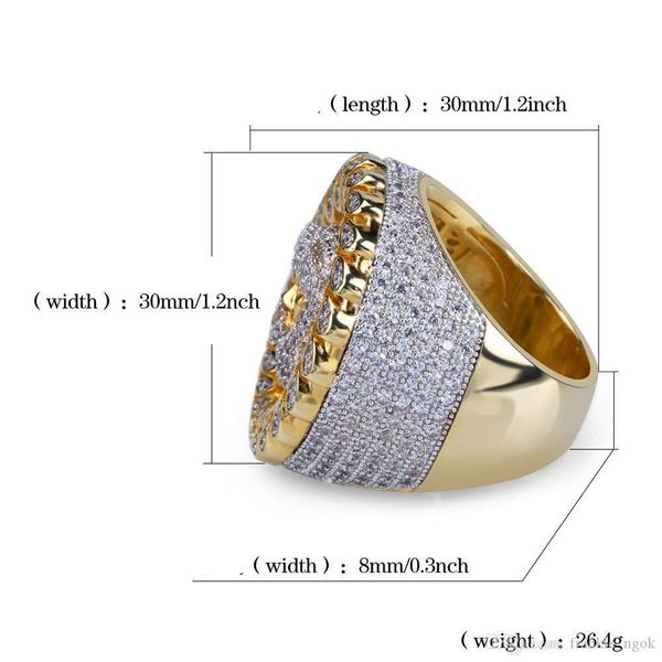 full copper exaggerated ring shiny micro cubic zirconia jesus face real gold plated punk finger jewelry for men's hip hop rings rapper, Silver
full copper exaggerated ring shiny micro cubic zirconia jesus face real gold plated punk finger jewelry for men's hip hop rings rapper, Silver