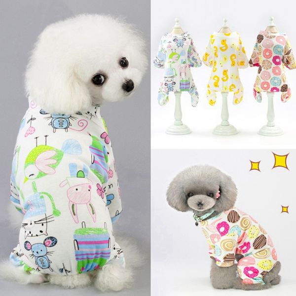 cute small dogs pajamas for pet dogs cat clothes puppy jumpsuit for dog coat winter dog jumpsuits pet pajamas clothing