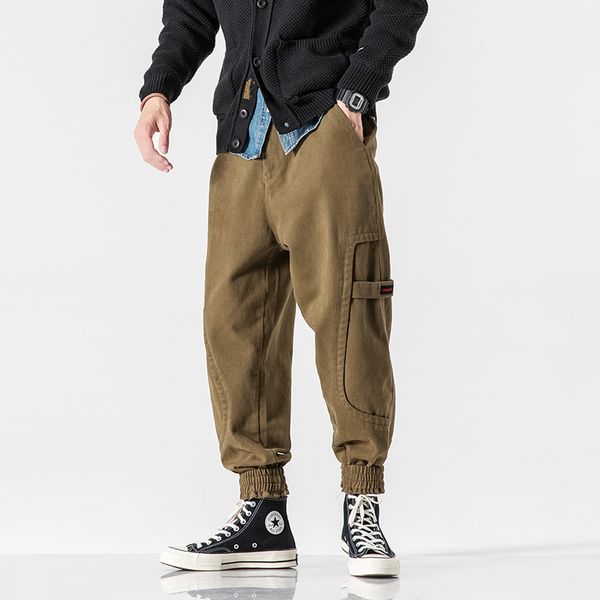 men japan style streetwear casual cargo pants male hip hop cone pant jogger sweatpants trousers, Black
men japan style streetwear casual cargo pants male hip hop cone pant jogger sweatpants trousers, Black