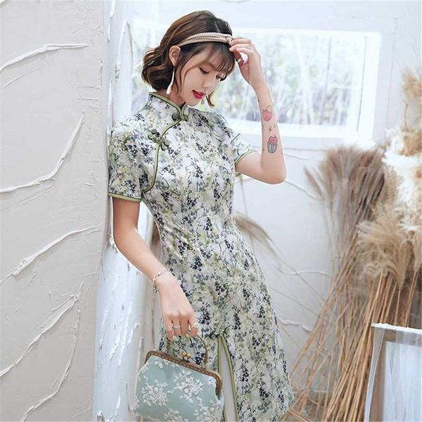 ethnic clothing cheongsam ao dai chinese style improved fashion a-line dress daily banquet ladies elegant qipao vestidos orientales arrival, Red
ethnic clothing cheongsam ao dai chinese style improved fashion a-line dress daily banquet ladies elegant qipao vestidos orientales arrival, Red