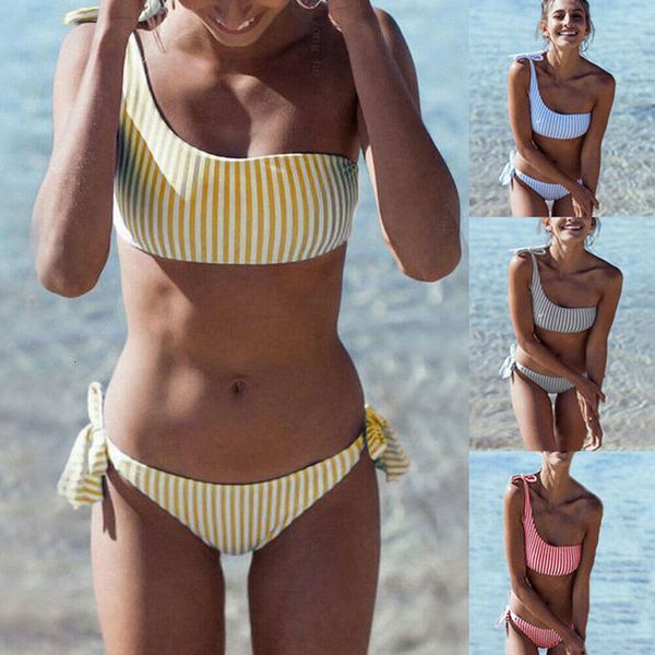 new two pieces women summer swimwear swimsuit polyester bikini set push up padded stripe beachwear swimsuit bathing suit, White;black
new two pieces women summer swimwear swimsuit polyester bikini set push up padded stripe beachwear swimsuit bathing suit, White;black