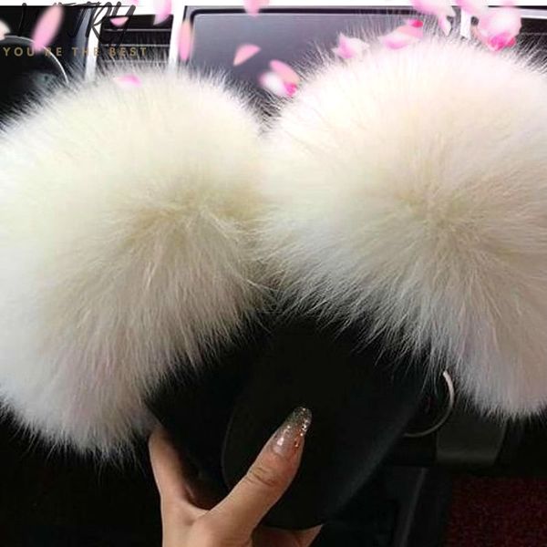 2020 brand luxury fur slippers women real fox fur slides home furry flat sandals female cute fluffy house shoes woman85, Black
2020 brand luxury fur slippers women real fox fur slides home furry flat sandals female cute fluffy house shoes woman85, Black