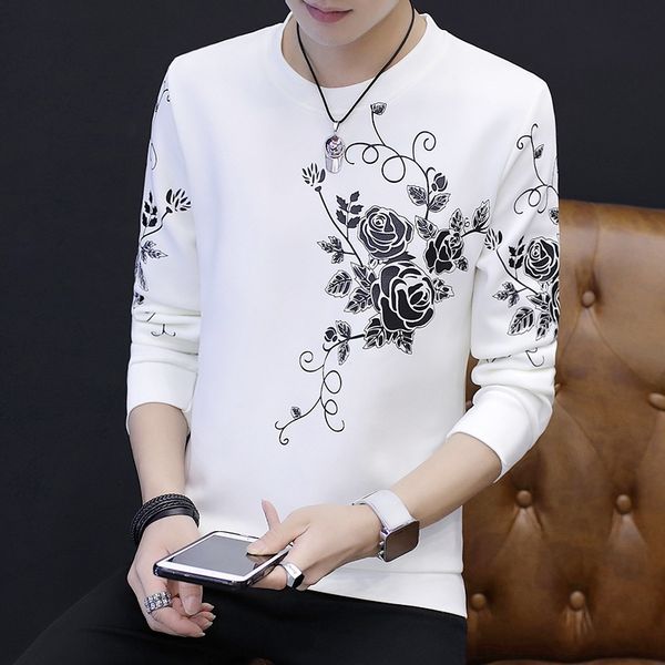 autumn long sleeve round pullover neck printed pullover space cotton sweater men's youth korean slim men's sweater, Black
autumn long sleeve round pullover neck printed pullover space cotton sweater men's youth korean slim men's sweater, Black