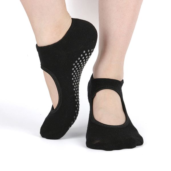 1 pair sports socks sweat-absorbent breathable cotton backless yoga socks for ballet dance fitness size for 34-39, Black
1 pair sports socks sweat-absorbent breathable cotton backless yoga socks for ballet dance fitness size for 34-39, Black