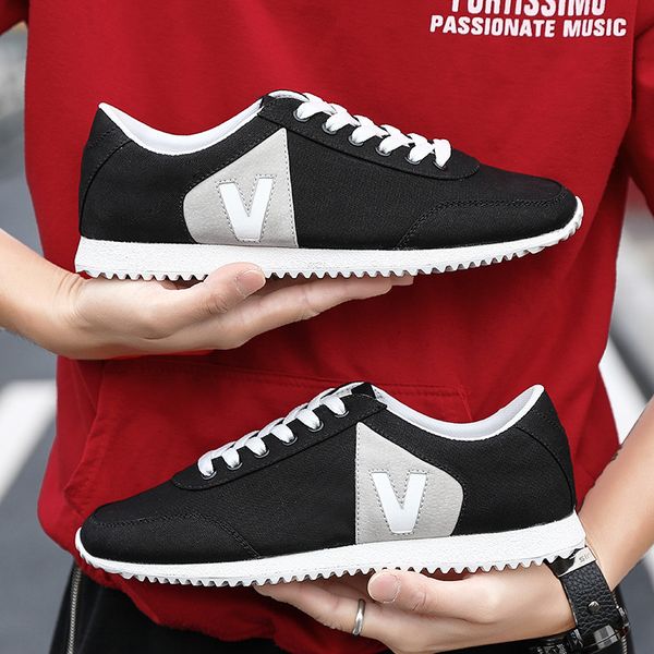 men casual leisure canvas shoes breathable lightweight driving shoes boat men's flats walking loafers, Black
men casual leisure canvas shoes breathable lightweight driving shoes boat men's flats walking loafers, Black