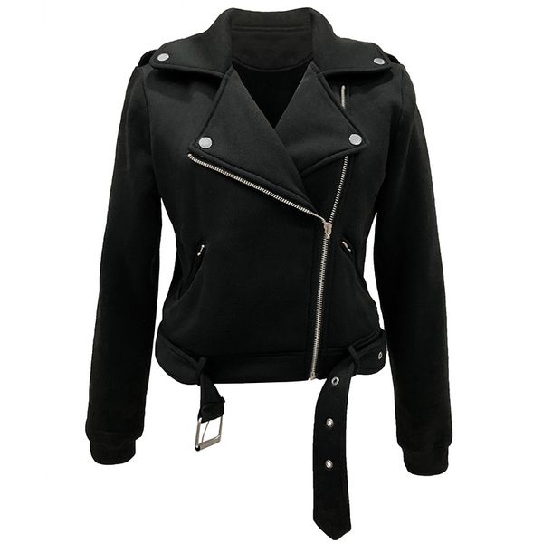 women's leather & faux autumn 2021 gothic warm high street casual women jackets white slim plain zipper plus size overcoat female cool, Black
women's leather & faux autumn 2021 gothic warm high street casual women jackets white slim plain zipper plus size overcoat female cool, Black