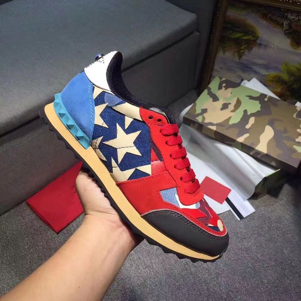 leather shoes for men women rivet sliver black green pink stripe leather walking casual shoes fashion sneakers size 36-46
leather shoes for men women rivet sliver black green pink stripe leather walking casual shoes fashion sneakers size 36-46