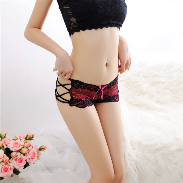 lace panties women bowtie cute underwear soft cotton crotch women briefs female hollow panty low waist underpants 45, Black;pink
lace panties women bowtie cute underwear soft cotton crotch women briefs female hollow panty low waist underpants 45, Black;pink