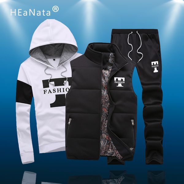 comfortable tracksuits men's sport suit running sportwear clothes sports joggers training gym man letter print vest hoodies, Black;blue
comfortable tracksuits men's sport suit running sportwear clothes sports joggers training gym man letter print vest hoodies, Black;blue