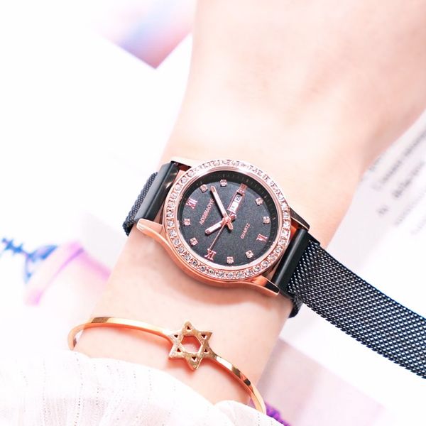 high-end new womens watch foreign trade selling waterproof automatic non-mechanical watch double calendar womens fashion watch, Slivery;brown
high-end new womens watch foreign trade selling waterproof automatic non-mechanical watch double calendar womens fashion watch, Slivery;brown