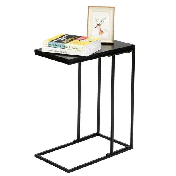 sturdy c sofa side table snack table for living room bedroom end table black 
sturdy c sofa side table snack table for living room bedroom end table black