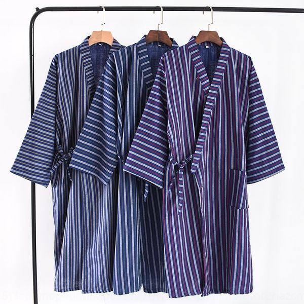 summer thin men's gauze nightgown cotton vertical stripes sweat steaming pajamas kimono kimono sauna cardigan, Black;brown
summer thin men's gauze nightgown cotton vertical stripes sweat steaming pajamas kimono kimono sauna cardigan, Black;brown