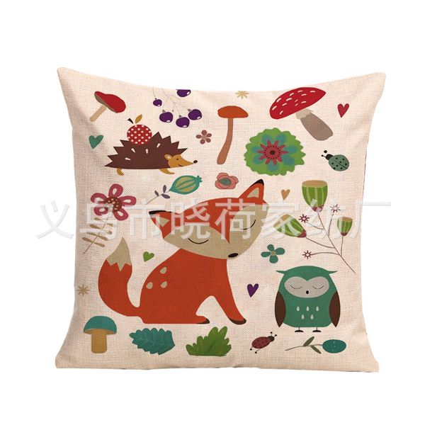 foreign trade wholesale cushion cover fox pillow case to map custom factory direct sales
foreign trade wholesale cushion cover fox pillow case to map custom factory direct sales