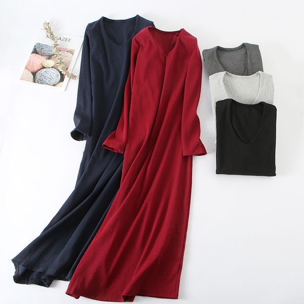 autumn winter long dress women warm long sleeve maxi dress female v neck elegant slim oversize basic dresses party vestidos 1509, Black;gray
autumn winter long dress women warm long sleeve maxi dress female v neck elegant slim oversize basic dresses party vestidos 1509, Black;gray