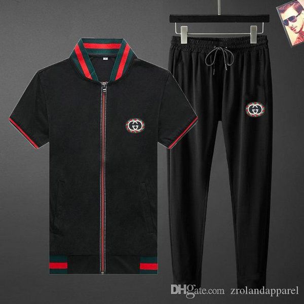 new mens tracksuits with fashion embroidery street sports styles fashion polo shirts spring autumn casual clothes -3xl, Gray 
new mens tracksuits with fashion embroidery street sports styles fashion polo shirts spring autumn casual clothes -3xl, Gray