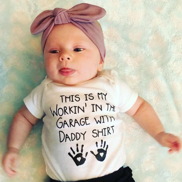 2020 this is my workin' in the garage with daddy newborn baby boy girl romper shirt summer short sleeve jumpsuit clothes wear, Blue
2020 this is my workin' in the garage with daddy newborn baby boy girl romper shirt summer short sleeve jumpsuit clothes wear, Blue