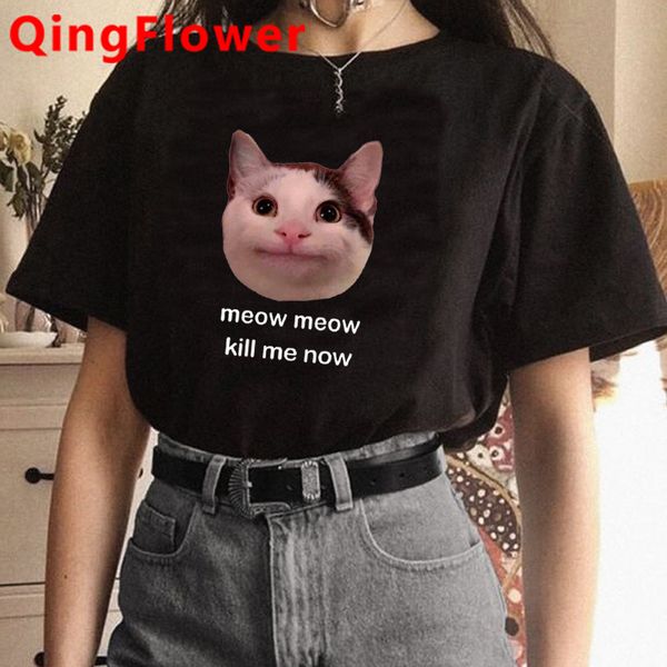 cat funny cartoon kawaii t shirt women cute anime harajuku graphic t-shirt ullzang summer oversized tshirt casual tee female, White
cat funny cartoon kawaii t shirt women cute anime harajuku graphic t-shirt ullzang summer oversized tshirt casual tee female, White