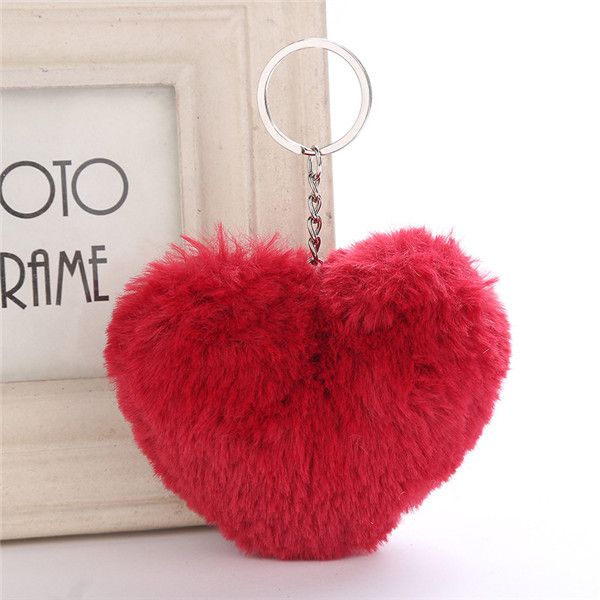 2020 новый брелок soft сплошной цвет heart shape pompom искусственного меха кролика шарика автомобиля сумки брелок подарков аксессуары беспл, Silver 
2020 новый брелок soft сплошной цвет heart shape pompom искусственного меха кролика шарика автомобиля сумки брелок подарков аксессуары беспл, Silver