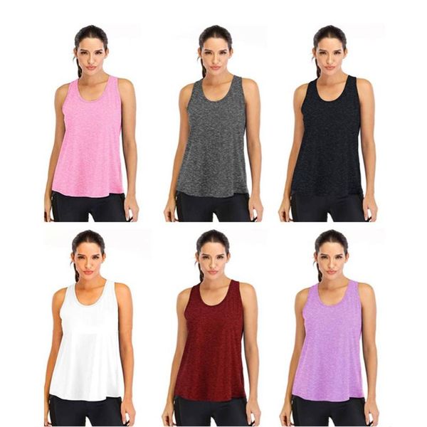running jerseys summer womens sports gym racer back vest fitness jogging yoga tank female shirts outfits, Black;blue
running jerseys summer womens sports gym racer back vest fitness jogging yoga tank female shirts outfits, Black;blue