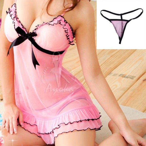 women sleepwear pajamas pink lace baby dolls nightdress with lingerie babydoll set, Red;black
women sleepwear pajamas pink lace baby dolls nightdress with lingerie babydoll set, Red;black