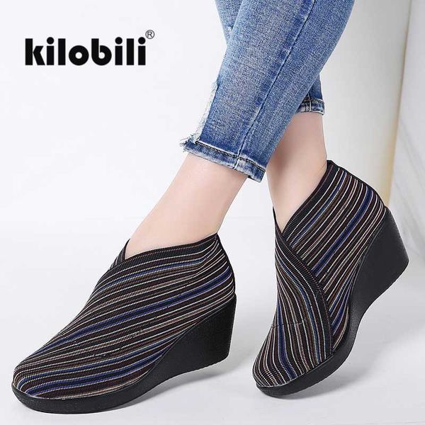2020 spring women flat platform shoes slip on striped stretch fabric casual shoes ladies creepers wedge women flats summer, Black
2020 spring women flat platform shoes slip on striped stretch fabric casual shoes ladies creepers wedge women flats summer, Black