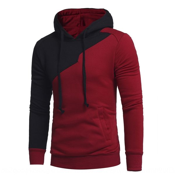 coat pullover autumn new stitching pullover hooded sweater men's korean slim fit men's coat, Black
coat pullover autumn new stitching pullover hooded sweater men's korean slim fit men's coat, Black