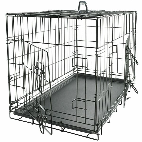 

еѬнй 48" 2 двеѬи pet кейдж кладной обака ж / делиелем cat crate клека пиомник ж / tray d