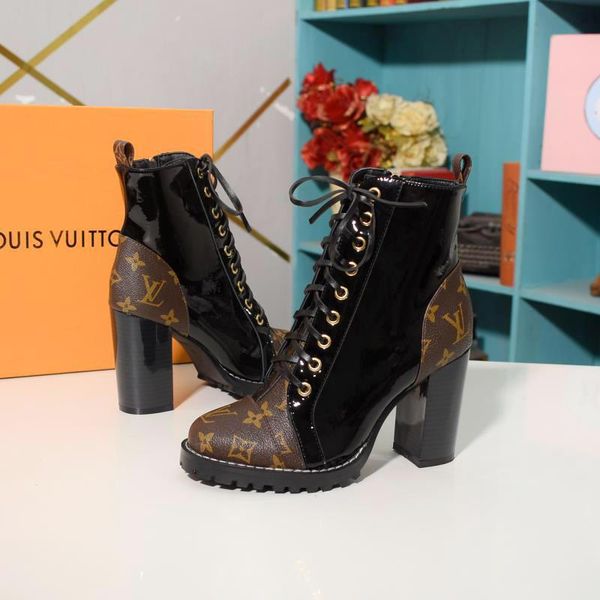 women shoes star trail ankle boot chunky heel chaussures de femme womens shoes fashion luxury with box footwear botas de mujer drop shipping, Black
women shoes star trail ankle boot chunky heel chaussures de femme womens shoes fashion luxury with box footwear botas de mujer drop shipping, Black