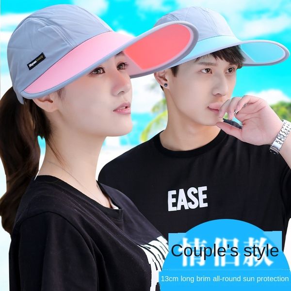sun female sunscreen folding outdoor all-match sunscreen cornice big brim couple male sun hat beach hat, Blue;gray
sun female sunscreen folding outdoor all-match sunscreen cornice big brim couple male sun hat beach hat, Blue;gray