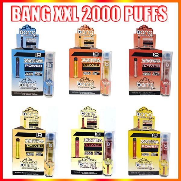NEW Банг XXL Одноразовые Vape Pen устройство 800mAh Батарея 6ml Бобы Пустой Испарения 2000 пуфы Взрыва XXtra Vape Kit
NEW Банг XXL Одноразовые Vape Pen устройство 800mAh Батарея 6ml Бобы Пустой Испарения 2000 пуфы Взрыва XXtra Vape Kit