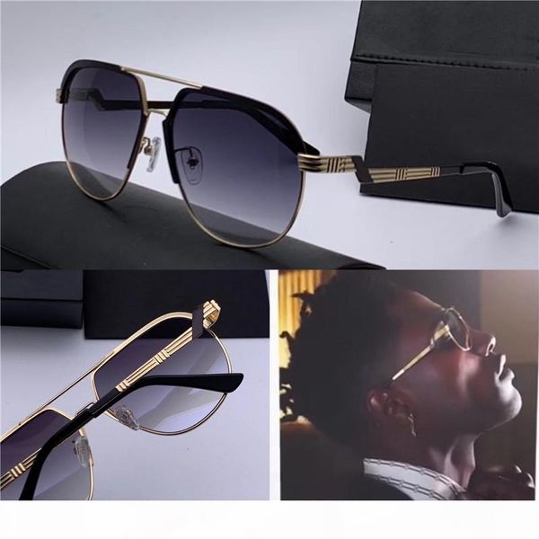 new designer man sunglasses 90838 metal aviator retro half frame fashion popular avant-garde german design style with case, White;black
new designer man sunglasses 90838 metal aviator retro half frame fashion popular avant-garde german design style with case, White;black