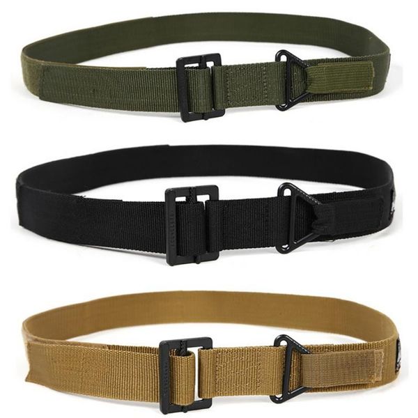 waist support tactical belt men nylon with metal buckle adjustable heavy training hunting accessories, Black;gray
waist support tactical belt men nylon with metal buckle adjustable heavy training hunting accessories, Black;gray