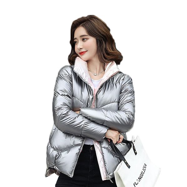 new women parkas 2020 short glossy down cotton jacket warm coats zipper stand collar fashion padded parka shiny coat plus size, Black
new women parkas 2020 short glossy down cotton jacket warm coats zipper stand collar fashion padded parka shiny coat plus size, Black