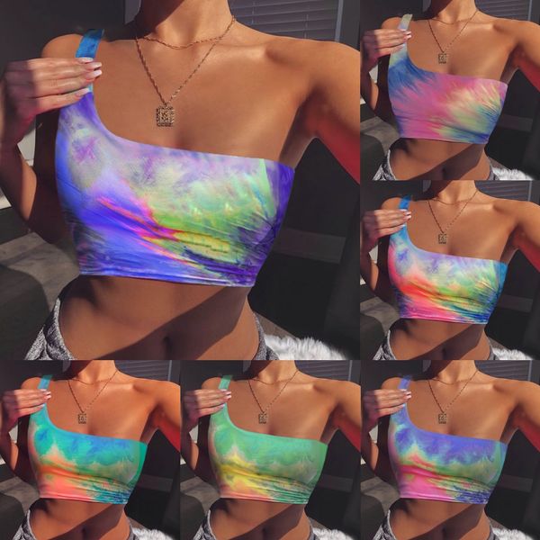 xpasl 2020 summer new women's clothing single shoulder tie-dyed sling camisole navel-exposed sports 2020 summer new women's clothi, Camo
xpasl 2020 summer new women's clothing single shoulder tie-dyed sling camisole navel-exposed sports 2020 summer new women's clothi, Camo