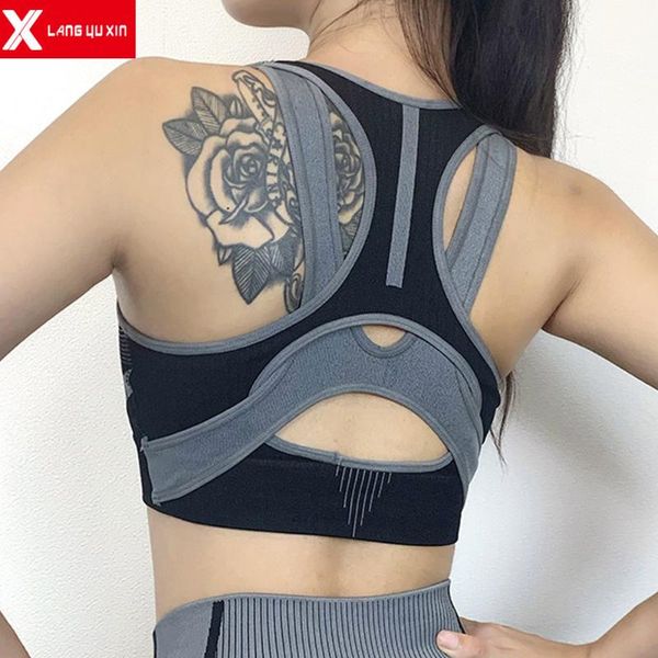 new strappy sports bras for women longline wirepadded medium support yoga bra seamless underwire racerback sport bra, White;black
new strappy sports bras for women longline wirepadded medium support yoga bra seamless underwire racerback sport bra, White;black