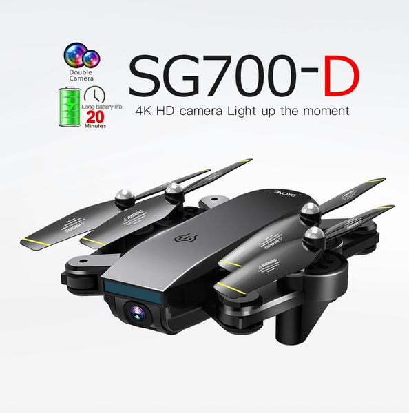 hipac sg700d rc drone 4k с камерой hd складная profesional rc дрон quadrocopter quadcopter drone 1080p для детей fpv 20mins
hipac sg700d rc drone 4k с камерой hd складная profesional rc дрон quadrocopter quadcopter drone 1080p для детей fpv 20mins